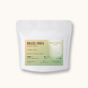 Zrnková káva Brazil India 250g